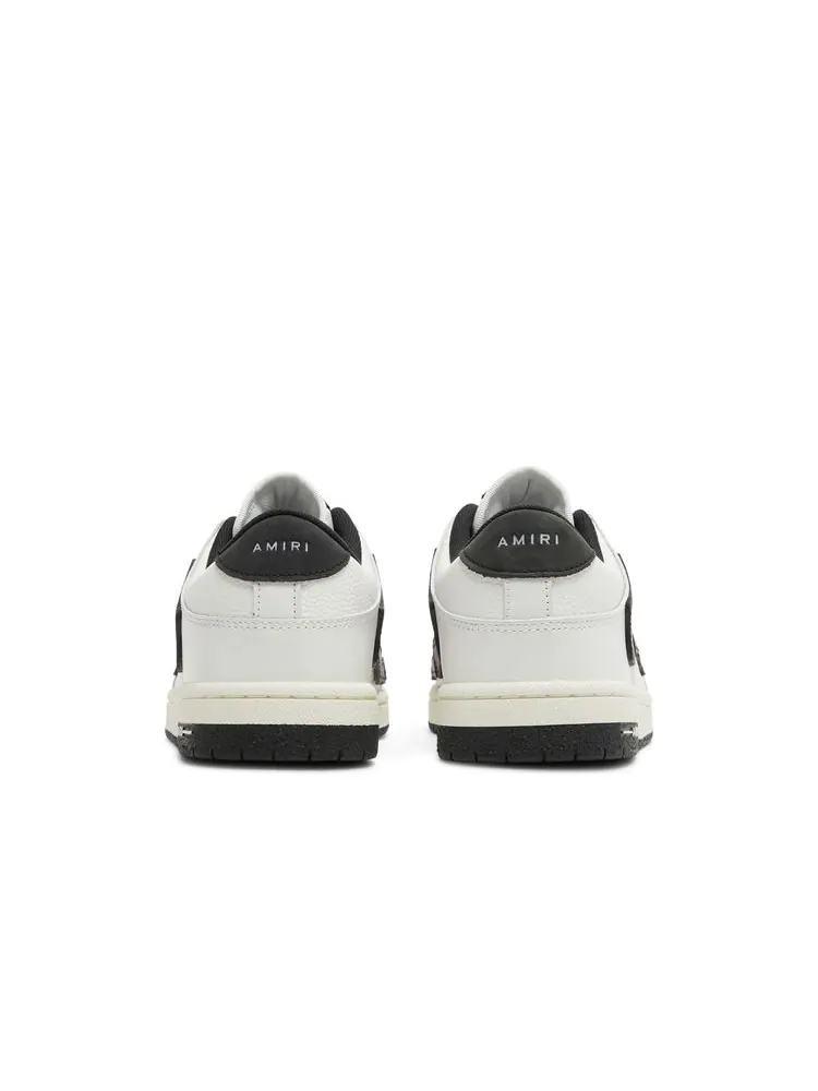 Кроссовки Amiri Skel Top Low 'White Black' — изображение 6 из 8, белый черный