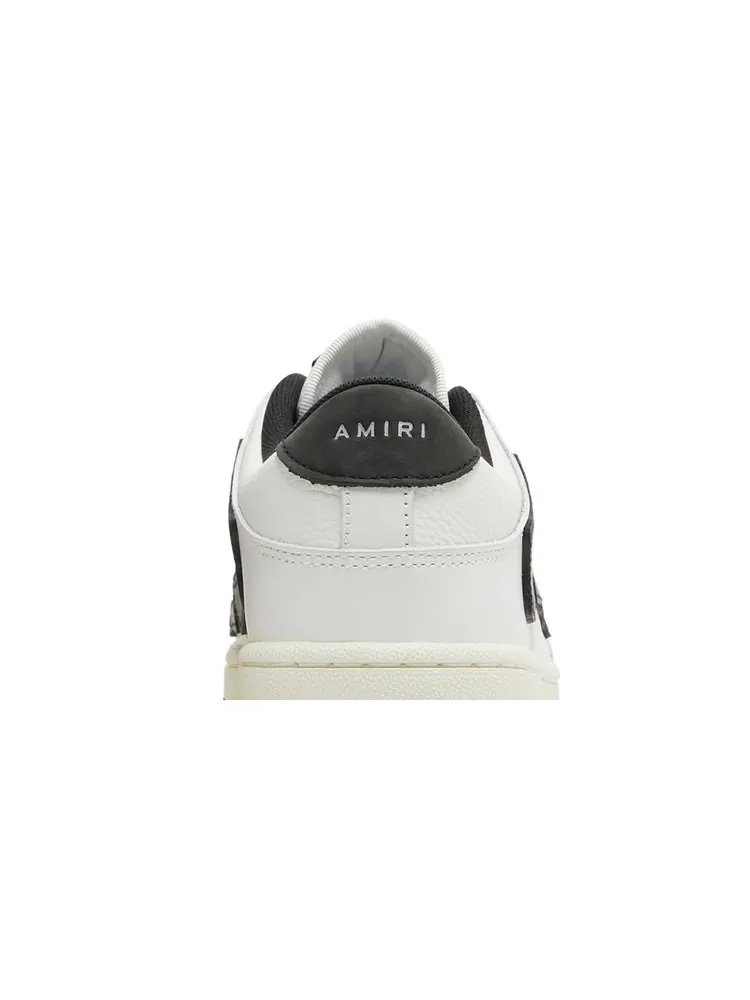 Кроссовки Amiri Skel Top Low 'White Black' — изображение 7 из 8, белый черный