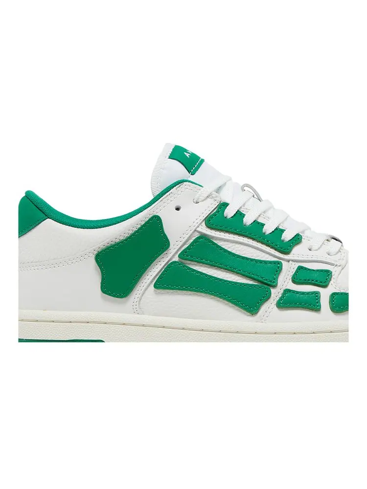 Кроссовки Amiri Skel Top Low 'White Green' — изображение 2 из 8, белый зеленый