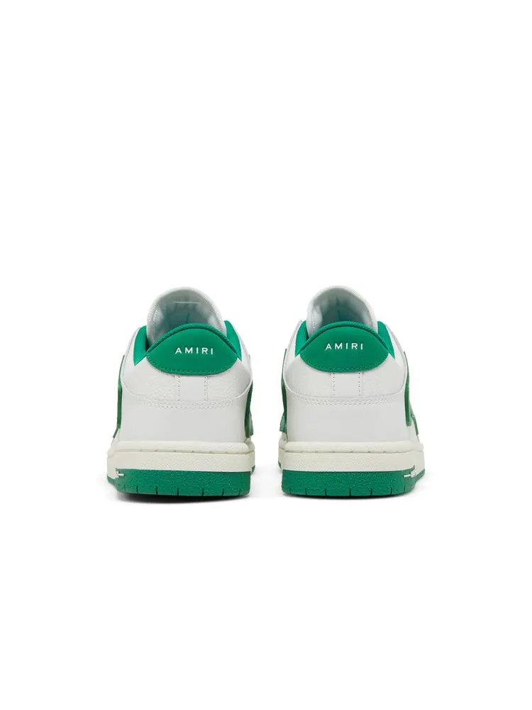 Кроссовки Amiri Skel Top Low 'White Green' — изображение 6 из 8, белый зеленый