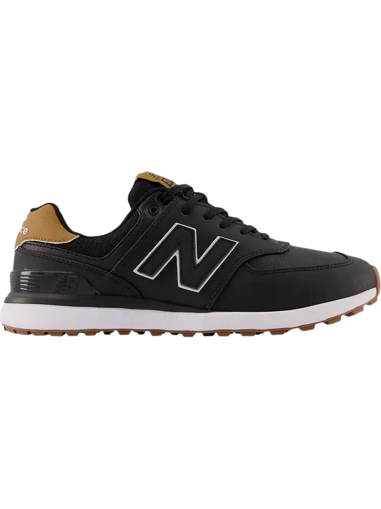 Кроссовки New Balance 574 Greens v2 Golf — изображение 1 из 1, черный