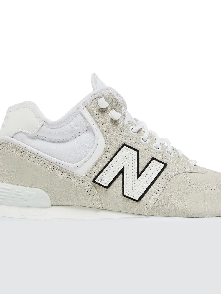 Кроссовки New Balance х Junya Watanabe MAN 574 — изображение 2 из 8, бежевый/белый