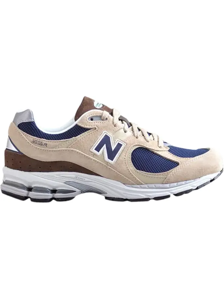 Кроссовки New Balance 2002R 'Beige Navy Blue' — изображение 1 из 1, коричневый