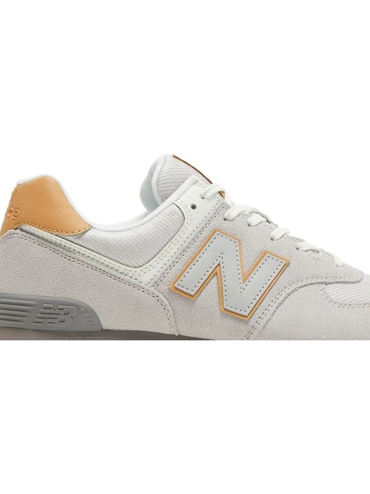 Кроссовки New Balance 574, серый/клен — изображение 2 из 8, бежевый