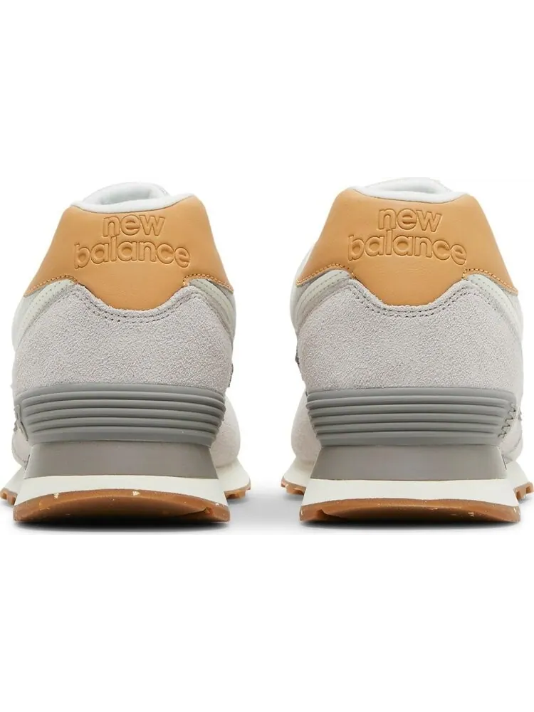Кроссовки New Balance 574, серый/клен — изображение 6 из 8, бежевый