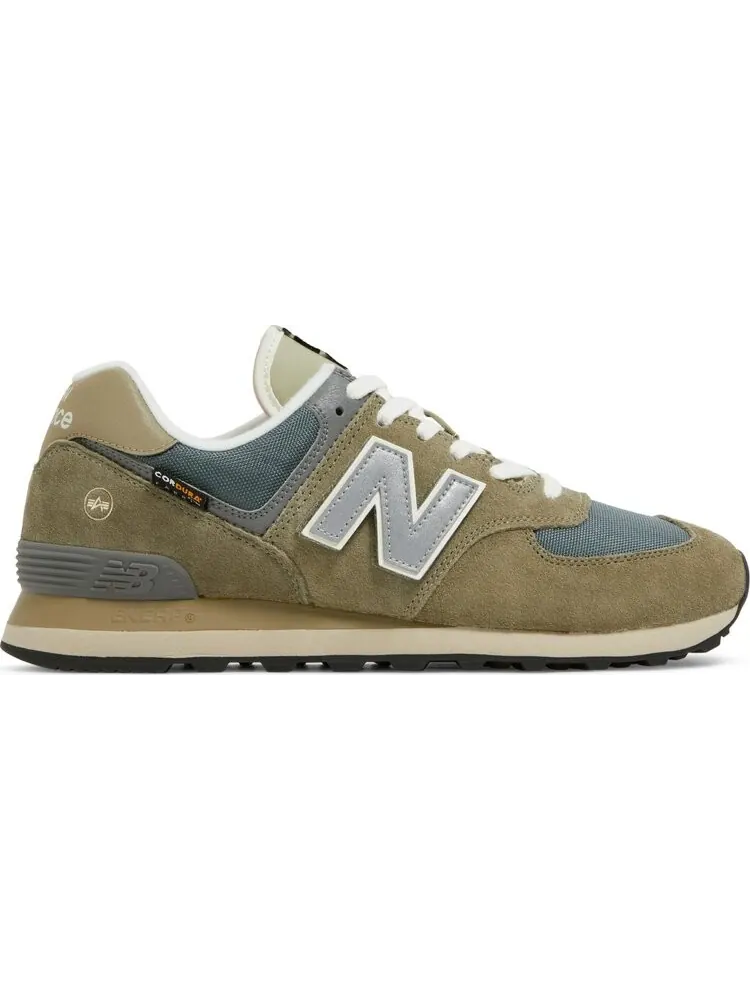Кроссовки New Balance х Alpha Industries 574 — изображение 1 из 8, серый