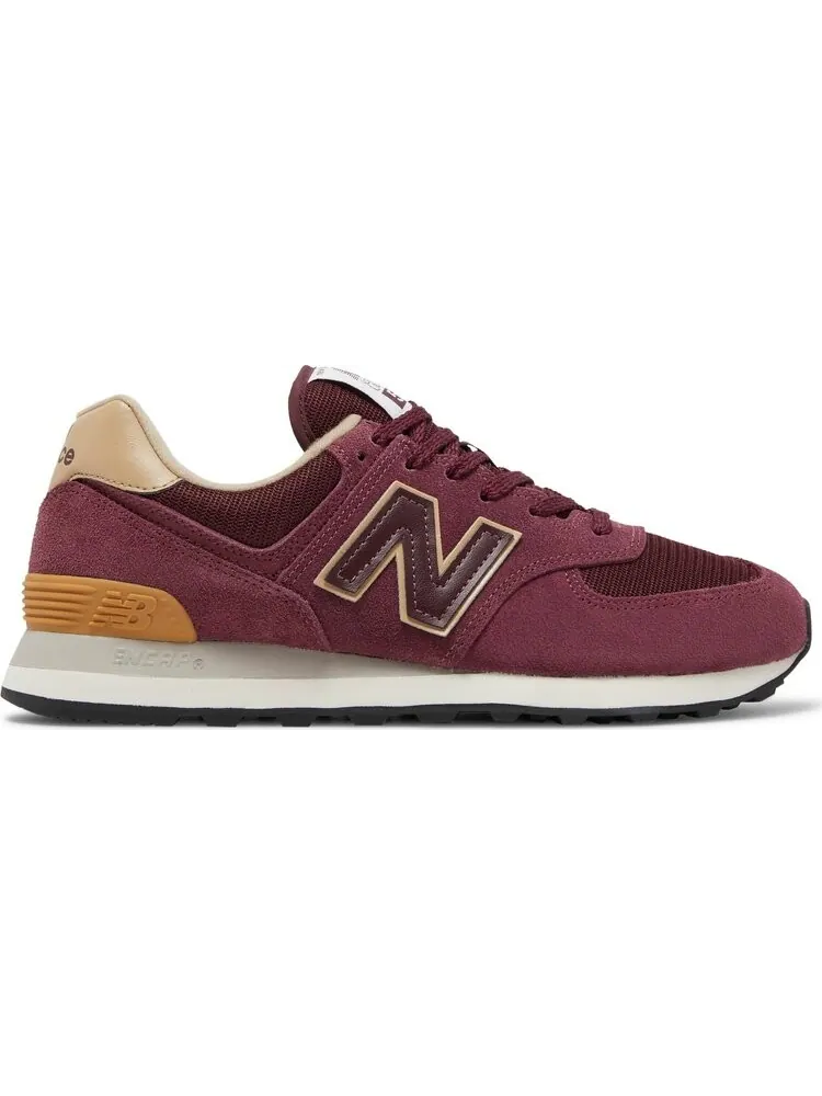 Кроссовки New Balance 574 History Class Pack — изображение 1 из 8, бордовый/бежевый