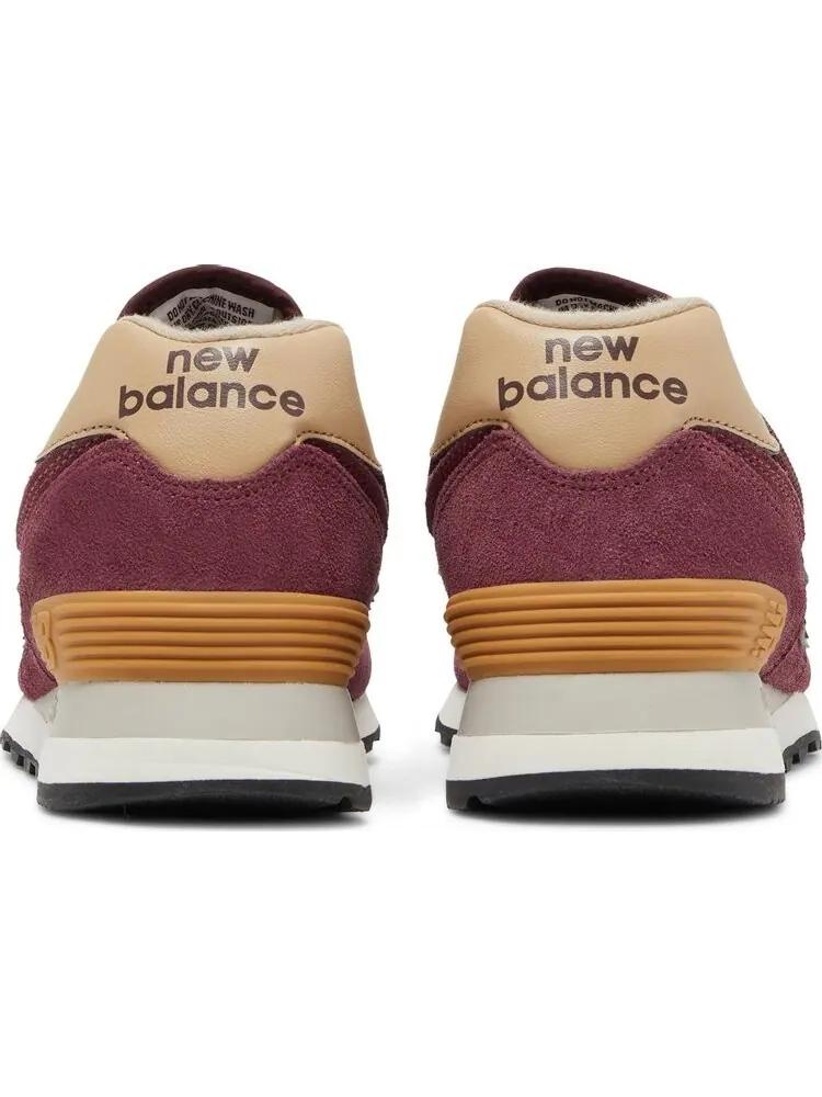 Кроссовки New Balance 574 History Class Pack — изображение 6 из 8, бордовый/бежевый