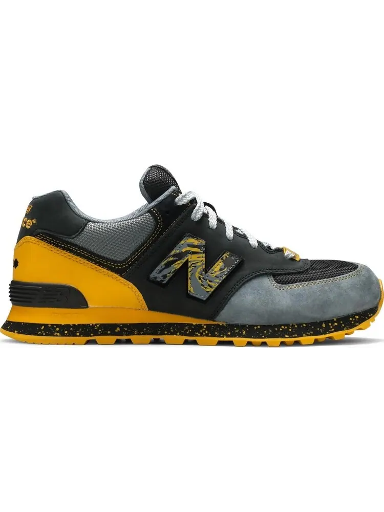 Кроссовки New Balance хShelflife 574 City of Gold — изображение 1 из 7, черный/желтый