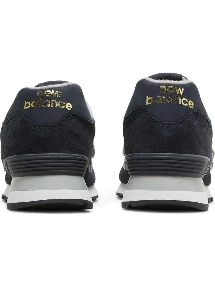 Кроссовки New Balance 574 — изображение 6 из 8, темно-синий/золотистый