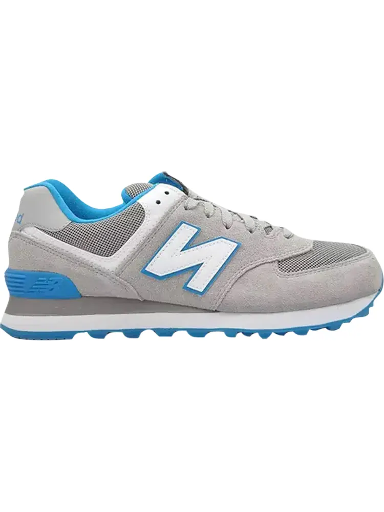 Кроссовки New Balance 574 Core Plus — изображение 1 из 1, светло-серый/голубой