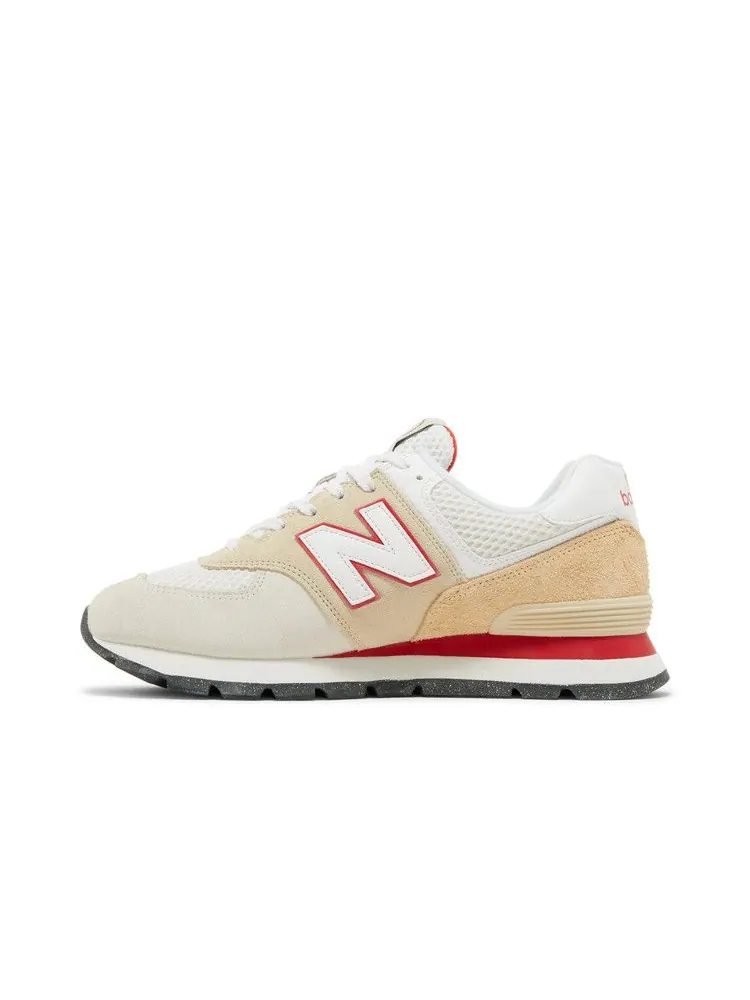 Кроссовки New Balance 574 Rugged — изображение 4 из 9, кремовый/бежевый