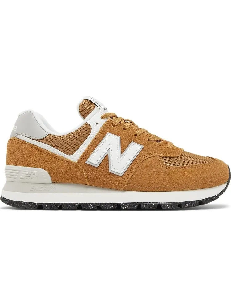 Кроссовки New Balance 574 Rugged — изображение 1 из 4, оранжевый/белый