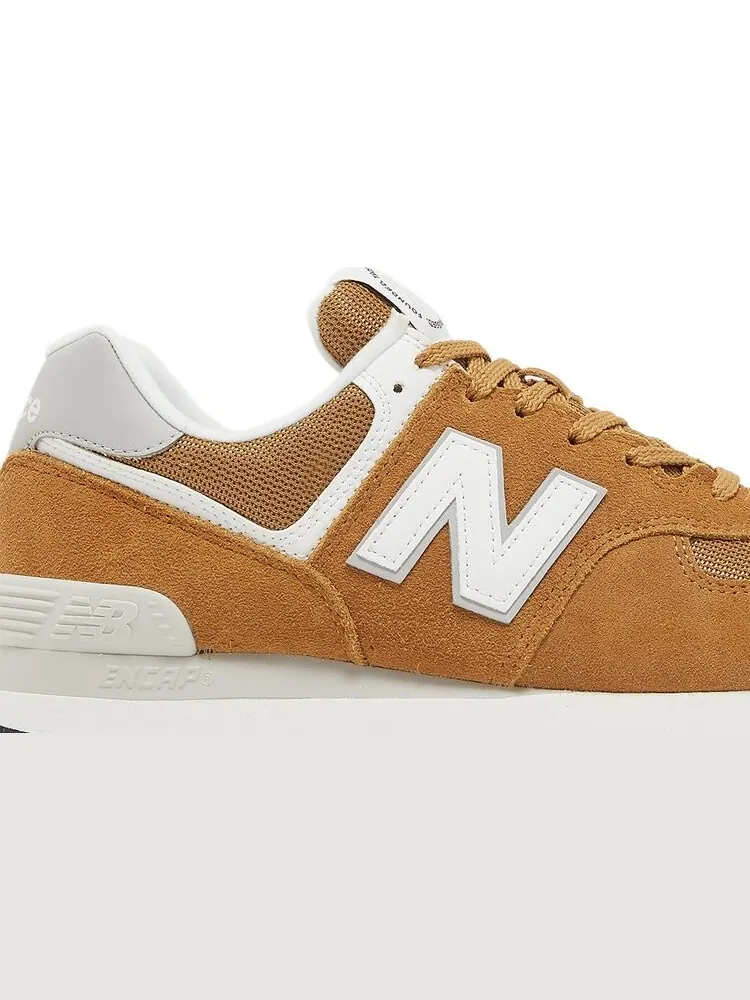 Кроссовки New Balance 574 Rugged — изображение 2 из 4, оранжевый/белый
