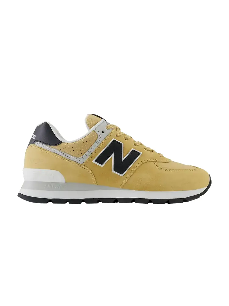 Кроссовки New Balance 574 Rugged — изображение 1 из 1, горчичный/черный