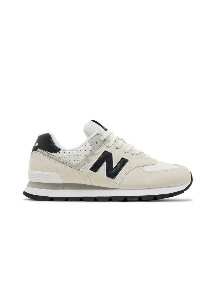 Кроссовки New Balance 574 Rugged — изображение 1 из 8, белый/черный/серый