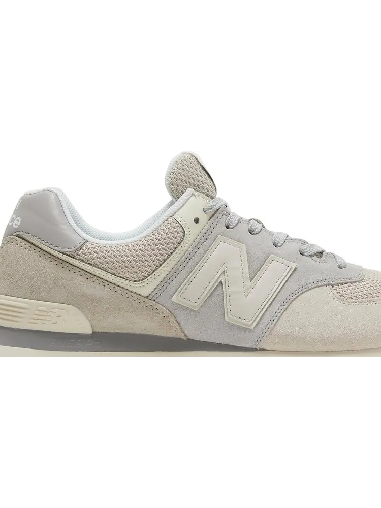 Кроссовки New Balance 574 — изображение 2 из 8, светло-серый/кремовый