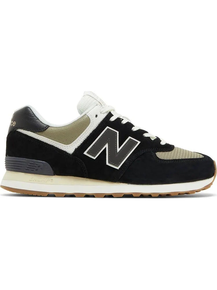 Кроссовки New Balance 574 — изображение 1 из 8, черный/белый/коричневый