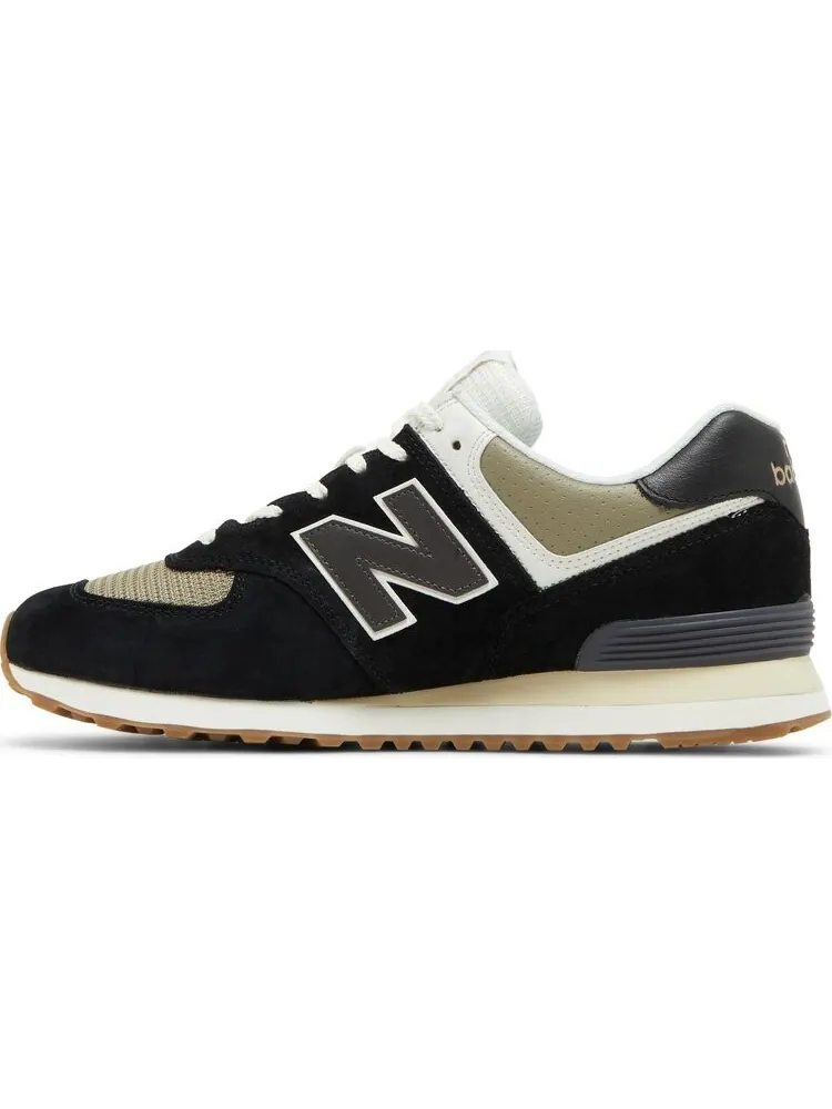 Кроссовки New Balance 574 — изображение 3 из 8, черный/белый/коричневый