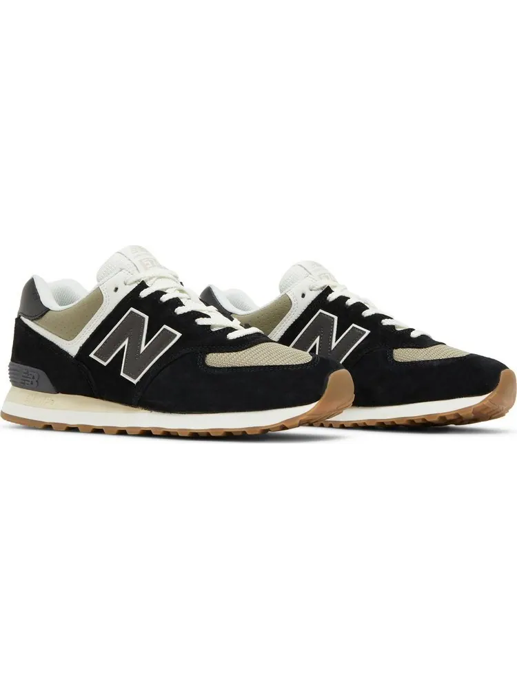 Кроссовки New Balance 574 — изображение 8 из 8, черный/белый/коричневый