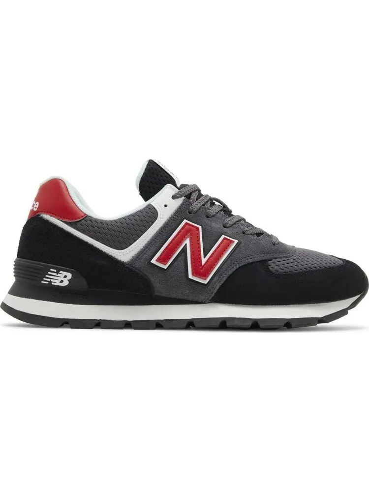 Кроссовки New Balance 574 Rugged — изображение 1 из 4, черный/серый/красный