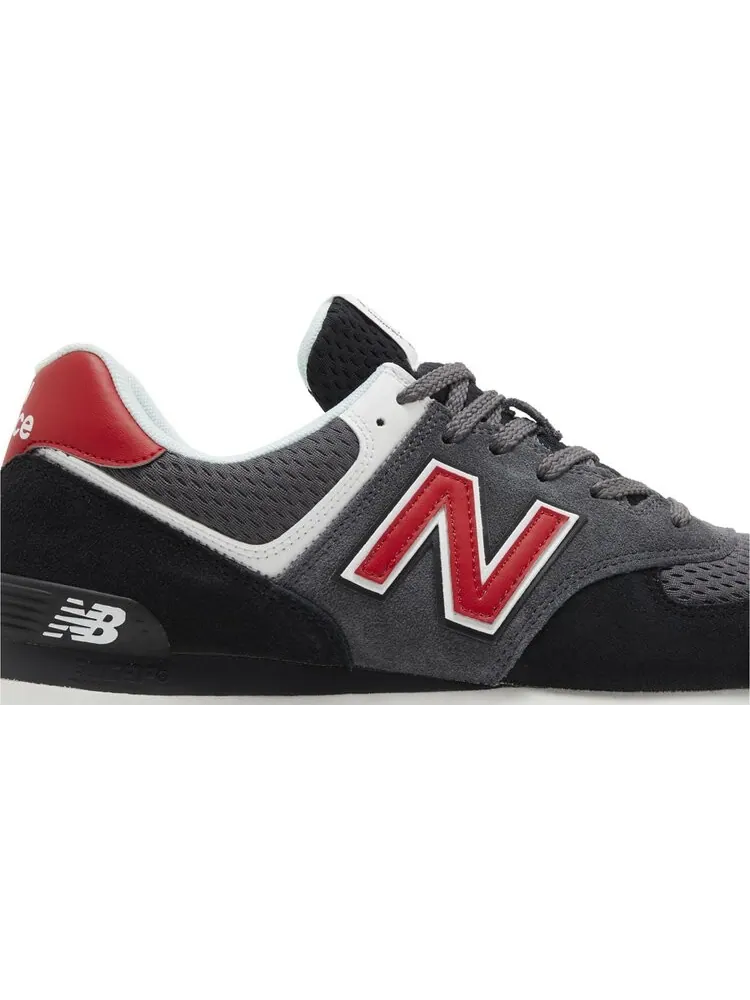Кроссовки New Balance 574 Rugged — изображение 2 из 4, черный/серый/красный