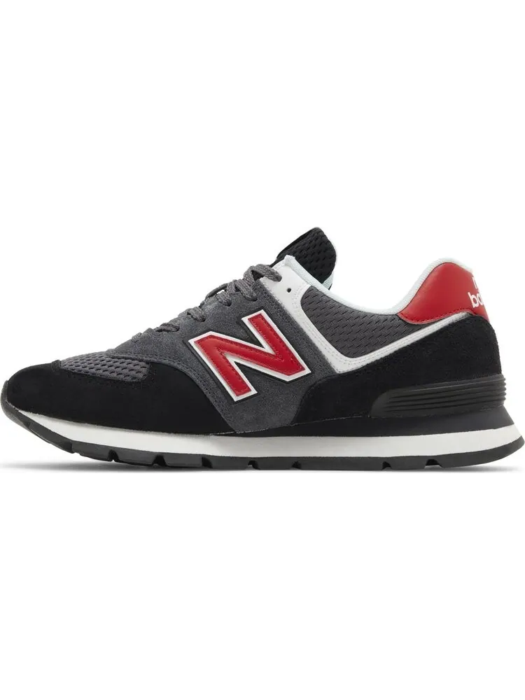 Кроссовки New Balance 574 Rugged — изображение 3 из 4, черный/серый/красный