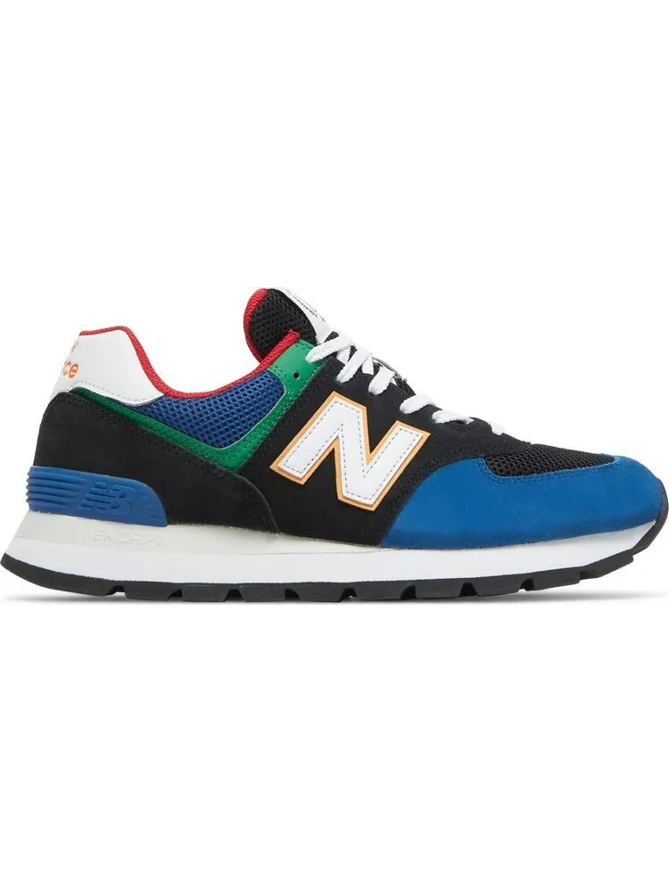 Кроссовки New Balance 574 Rugged — изображение 1 из 8, черный/синий/зеленый