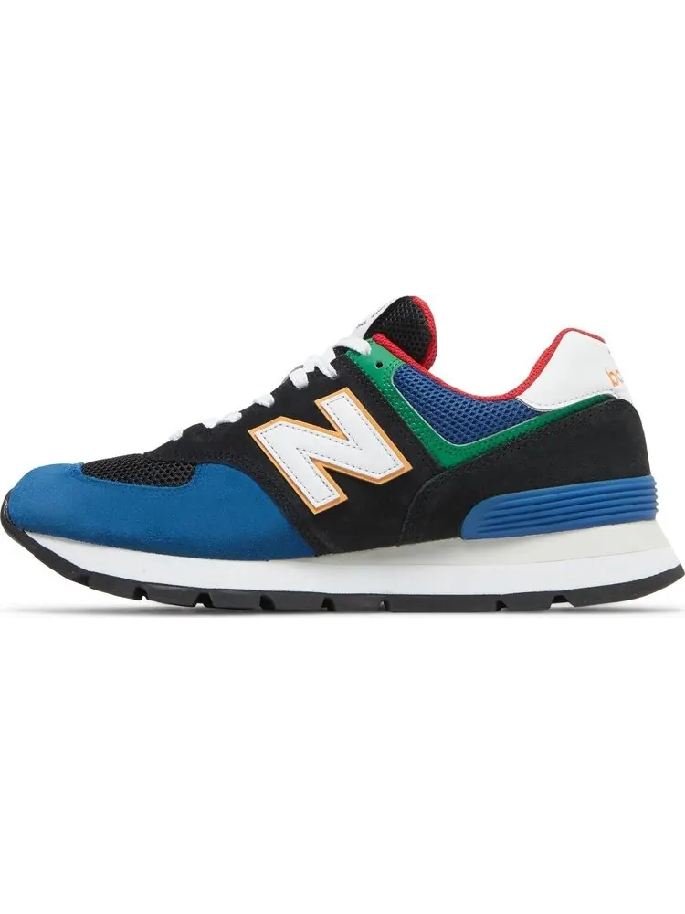 Кроссовки New Balance 574 Rugged — изображение 3 из 8, черный/синий/зеленый