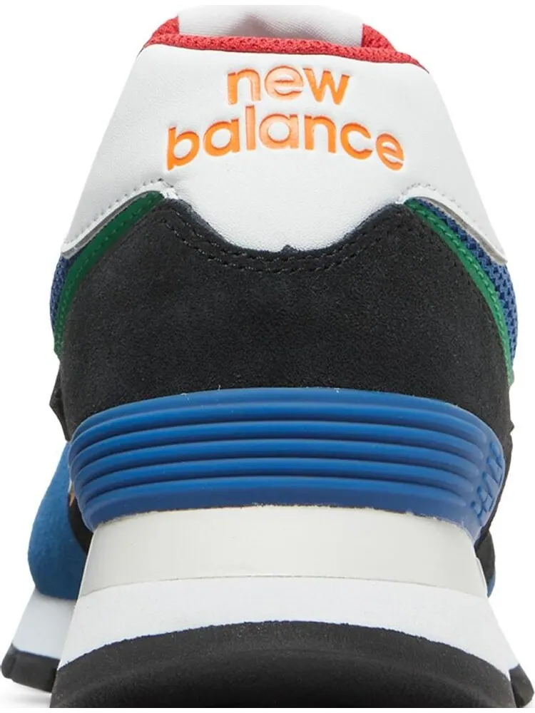 Кроссовки New Balance 574 Rugged — изображение 7 из 8, черный/синий/зеленый