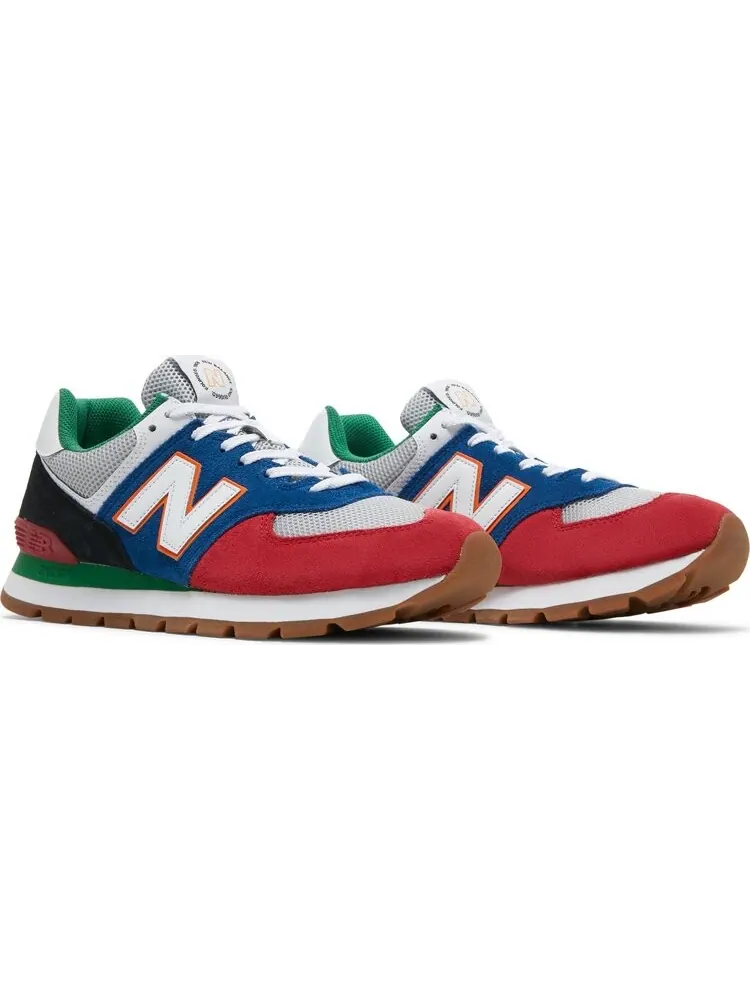 Кроссовки New Balance 574 Rugged — изображение 8 из 8, черный/синий/красный
