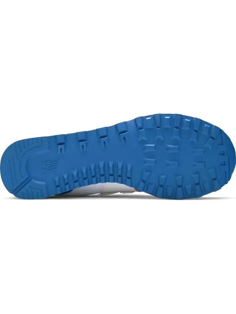 Кроссовки New Balance х David Sunflower Seeds 574 Blue Munsell White — изображение 4 из 8, белый/синий/красный