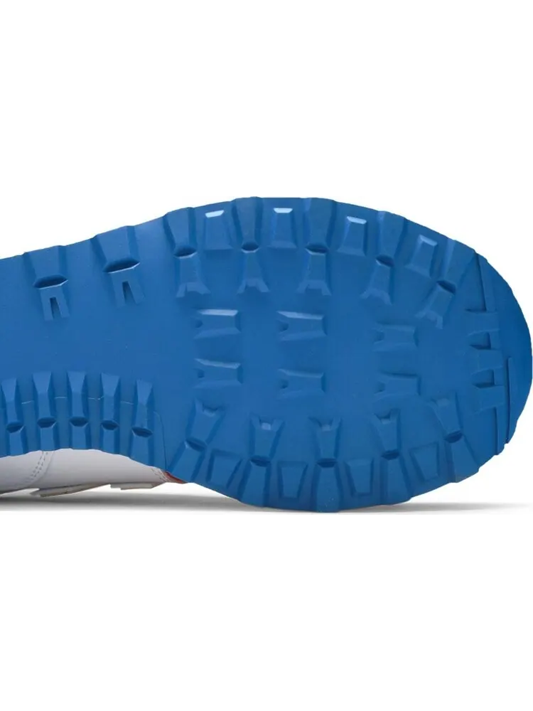 Кроссовки New Balance х David Sunflower Seeds 574 Blue Munsell White — изображение 5 из 8, белый/синий/красный