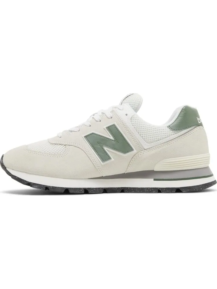 Кроссовки New Balance 574 Rugged — изображение 3 из 4, белый/зеленый