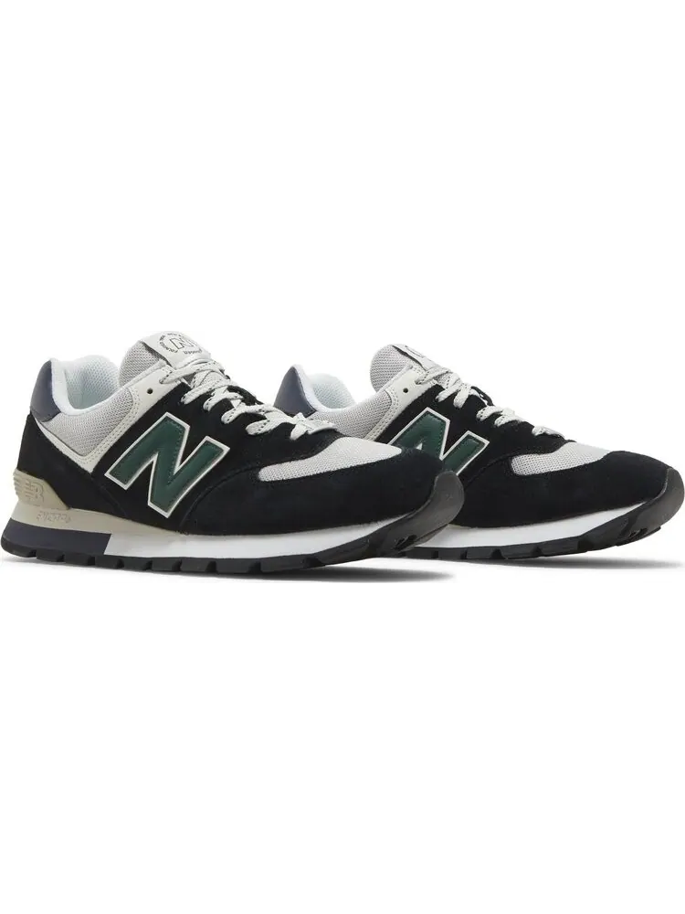 Кроссовки New Balance 574 Rugged — изображение 8 из 8, черный/зеленый