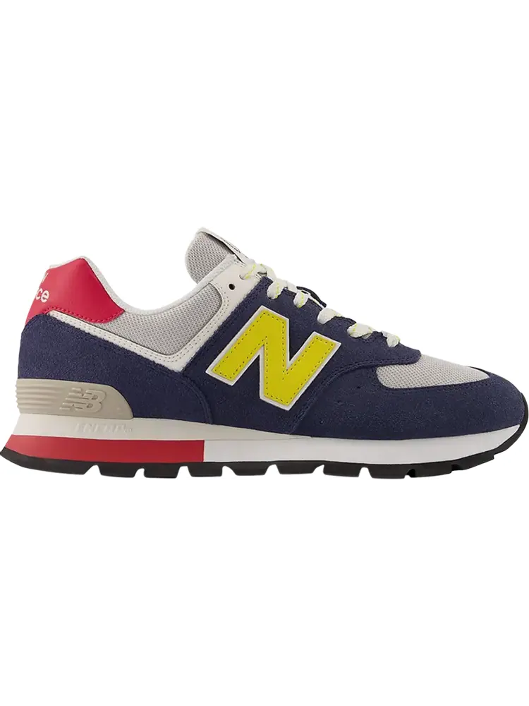Кроссовки New Balance 574 Rugged — изображение 1 из 1, синий/желтый