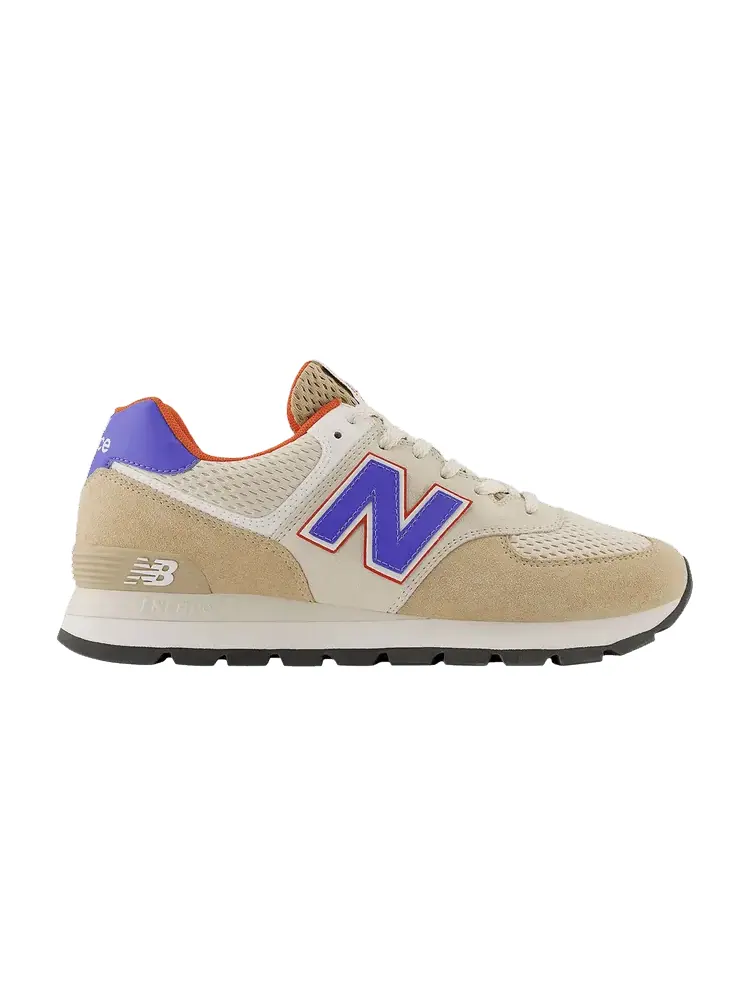 Кроссовки New Balance 574 Rugged — изображение 1 из 1, желто-коричневый/синий