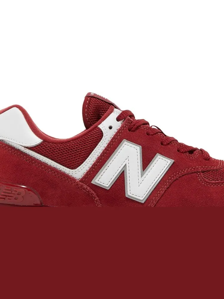 Кроссовки New Balance 574v2 — изображение 2 из 8, красный/белый
