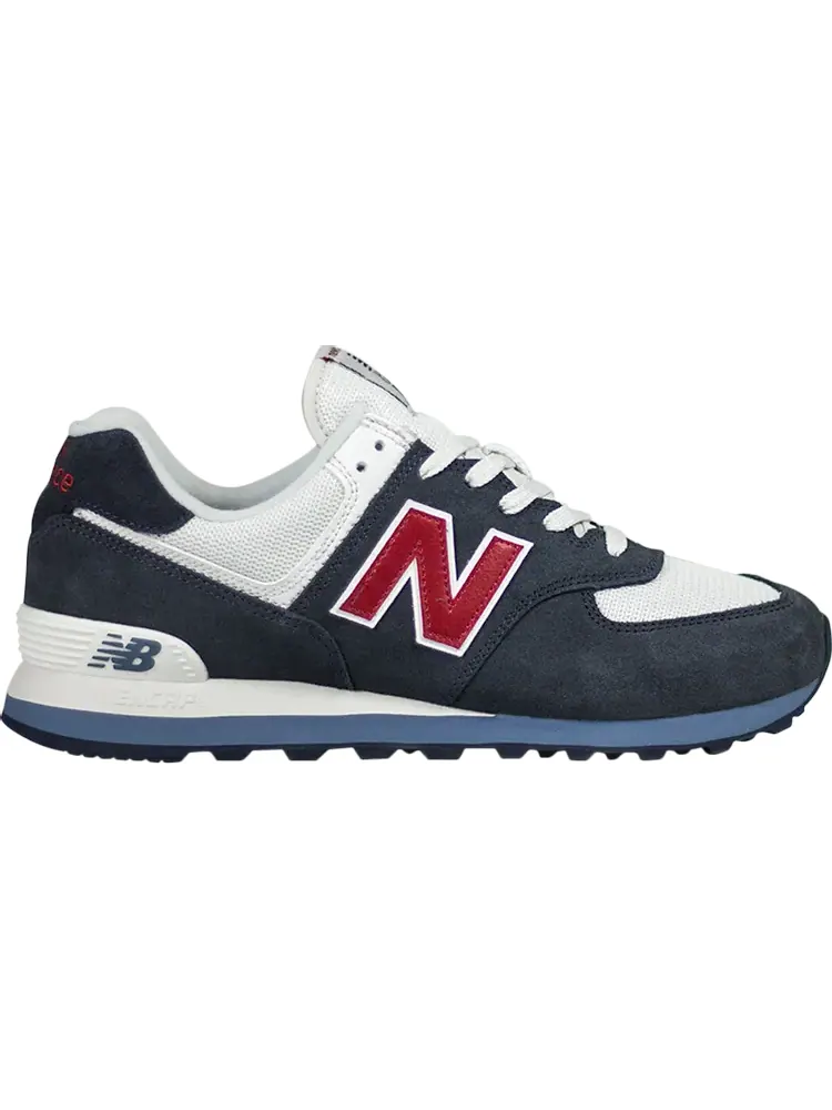 Кроссовки New Balance 574 Core Plus — изображение 1 из 1, темно-синий/красный