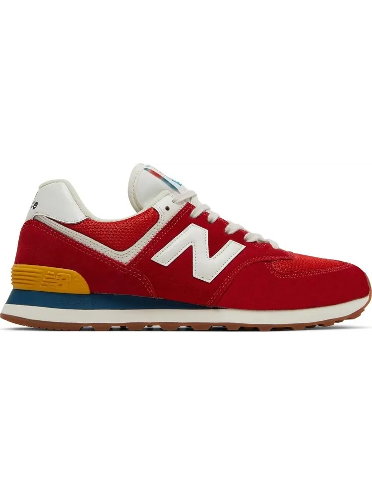 Кроссовки New Balance 574 Rainbow Pack — изображение 1 из 8, красный