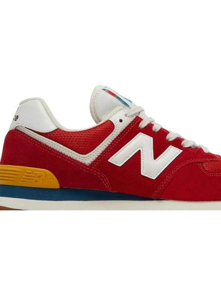 Кроссовки New Balance 574 Rainbow Pack — изображение 2 из 8, красный