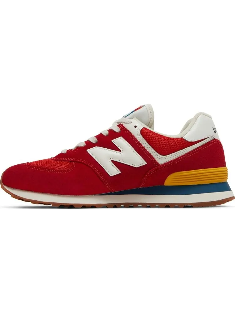 Кроссовки New Balance 574 Rainbow Pack — изображение 3 из 8, красный