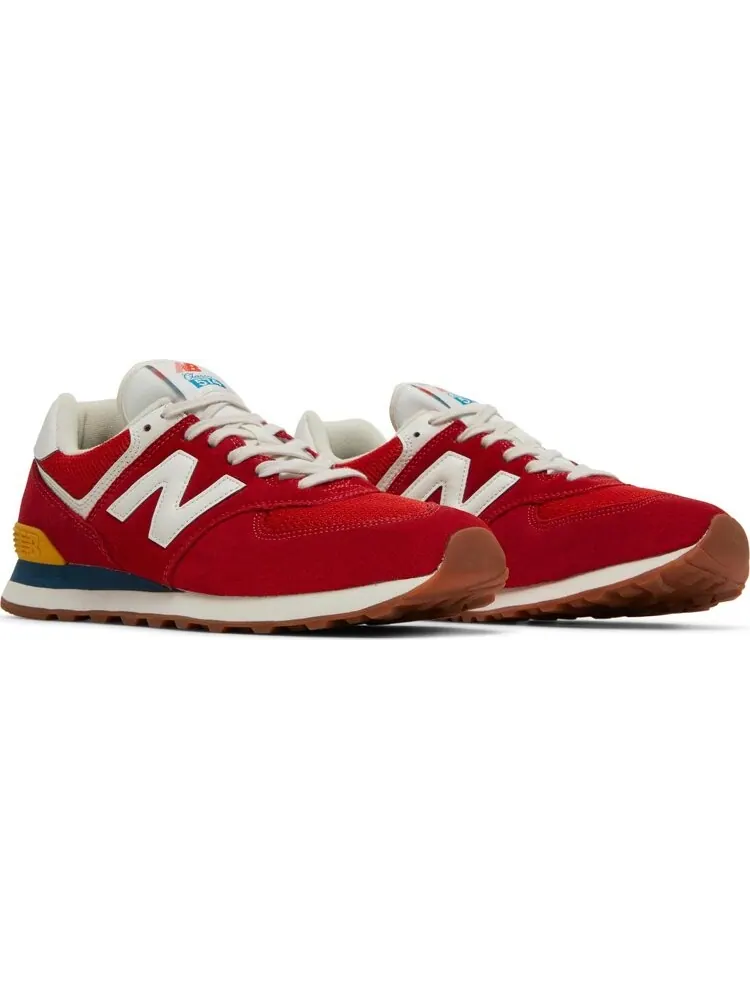Кроссовки New Balance 574 Rainbow Pack — изображение 8 из 8, красный