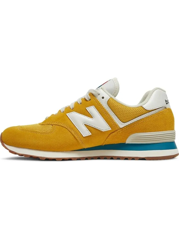 Кроссовки New Balance 574 Rainbow Pack — изображение 2 из 7, желтый