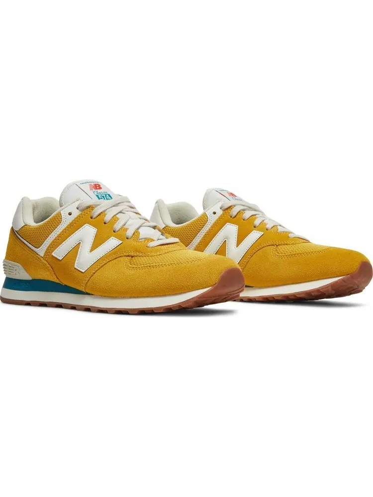 Кроссовки New Balance 574 Rainbow Pack — изображение 7 из 7, желтый