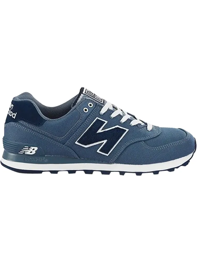 Кроссовки New Balance 574 Pique Polo — изображение 1 из 1, синий