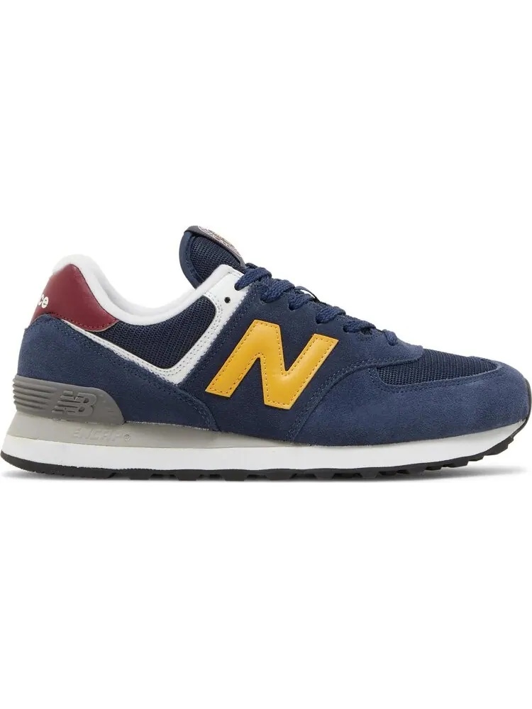 Кроссовки New Balance 574 — изображение 1 из 8, синий/желтый/красный