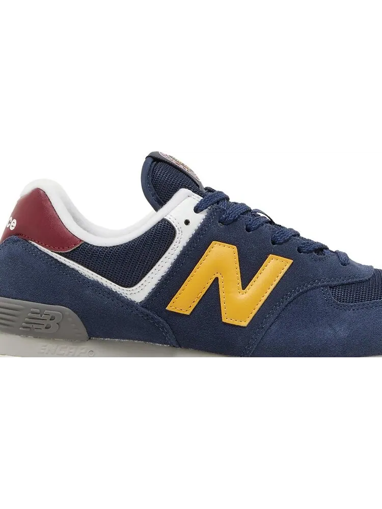 Кроссовки New Balance 574 — изображение 2 из 8, синий/желтый/красный