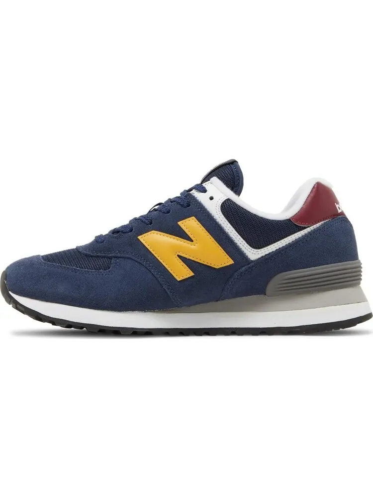 Кроссовки New Balance 574 — изображение 3 из 8, синий/желтый/красный