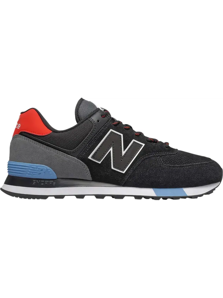 Кроссовки New Balance 574 — изображение 1 из 1, черный/серый/красный